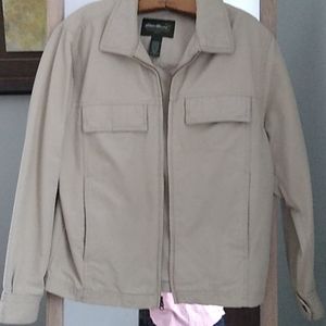 Eddie Bauer men's khaki dress jacket